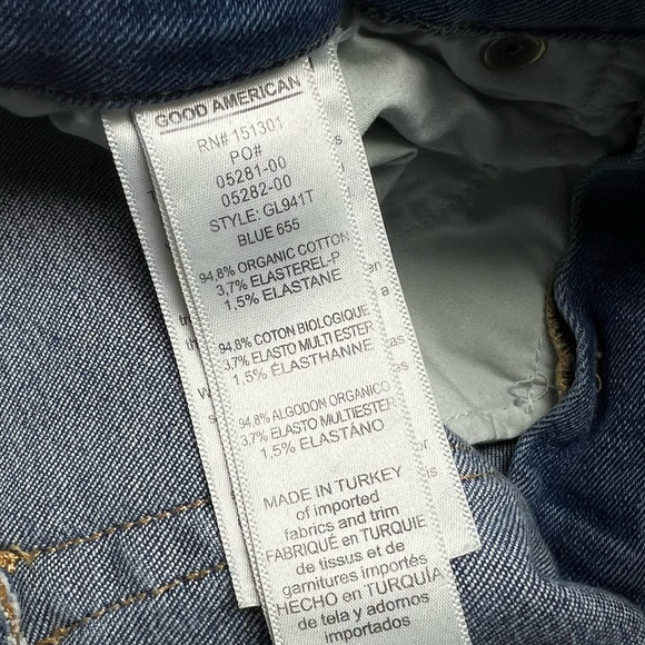 Good American Good Legs Skinny Cropped Jeans Women’s Size 6/28 - Picture 6 of 11